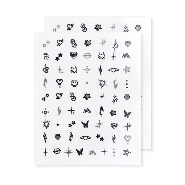 Inked by Dani Rebel Nail Art Temporary Tattoo Pack #3