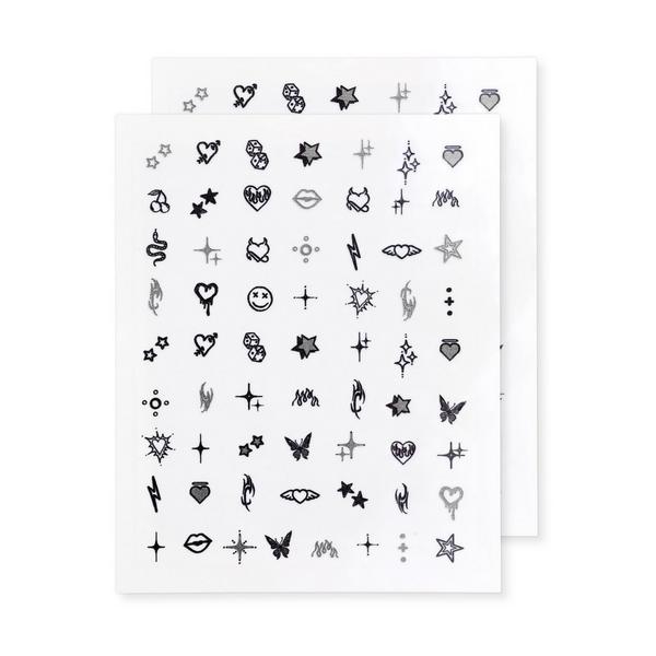 Inked by Dani Rebel Nail Art Temporary Tattoo Pack #4