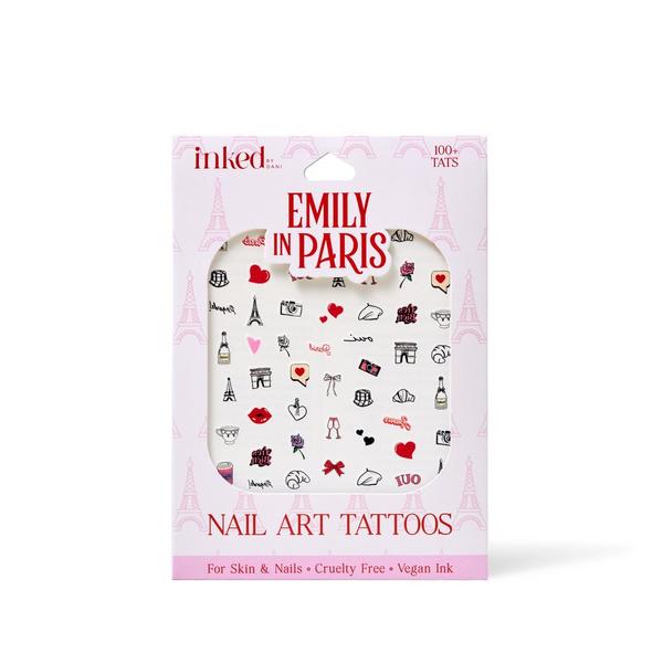 Inked by Dani INKED by Dani x Emily in Paris: Amour Nail Art #1
