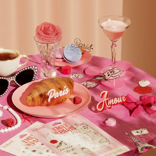 Inked by Dani INKED by Dani x Emily in Paris: Amour Nail Art #4