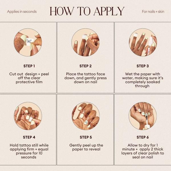 Inked by Dani Juicy Nail Art Temporary Tattoo Pack #6