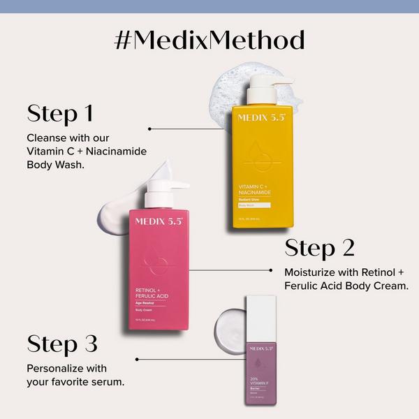 Medix 5.5 Vitamin C + Niacinamide Radiant Glow Body Wash Cleanser #5