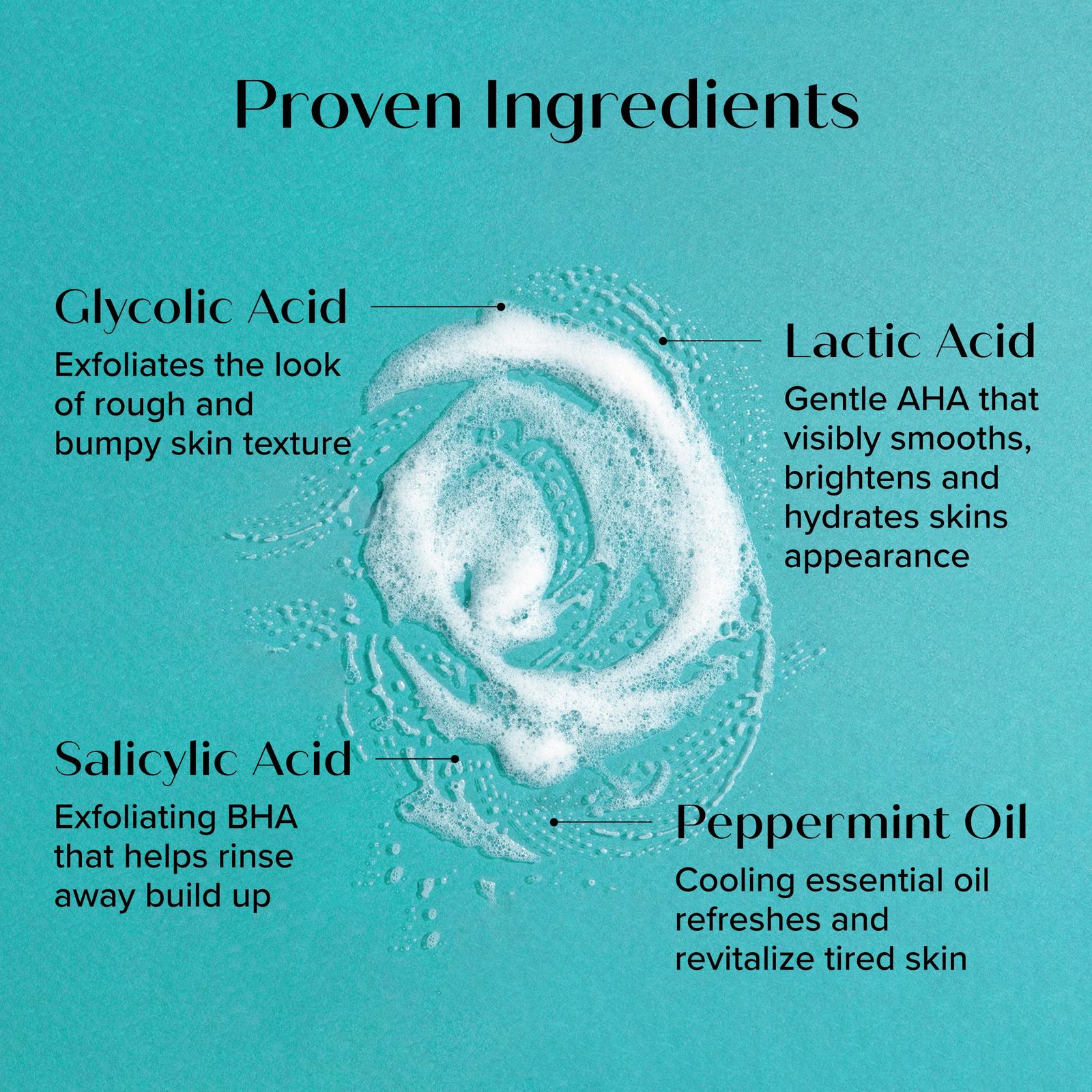 Glycolic + Lactic Acid Skin Perfecting Body Wash