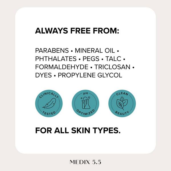 Medix 5.5 Glycolic Acid + Lactic Acid Skin Perfecting Exfoliating Body Wash Cleanser #7