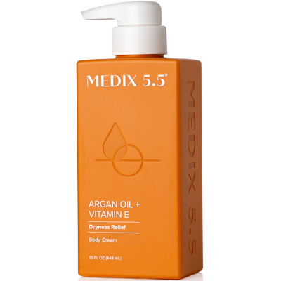 Medix 5.5 Argan Oil + Vitamin E Dryness Relief Body Lotion Moisturizer Cream