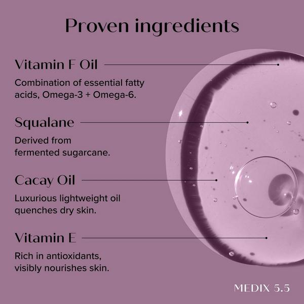 Medix 5.5 20% Vitamin F Oil Barrier Body Oil Serum #4