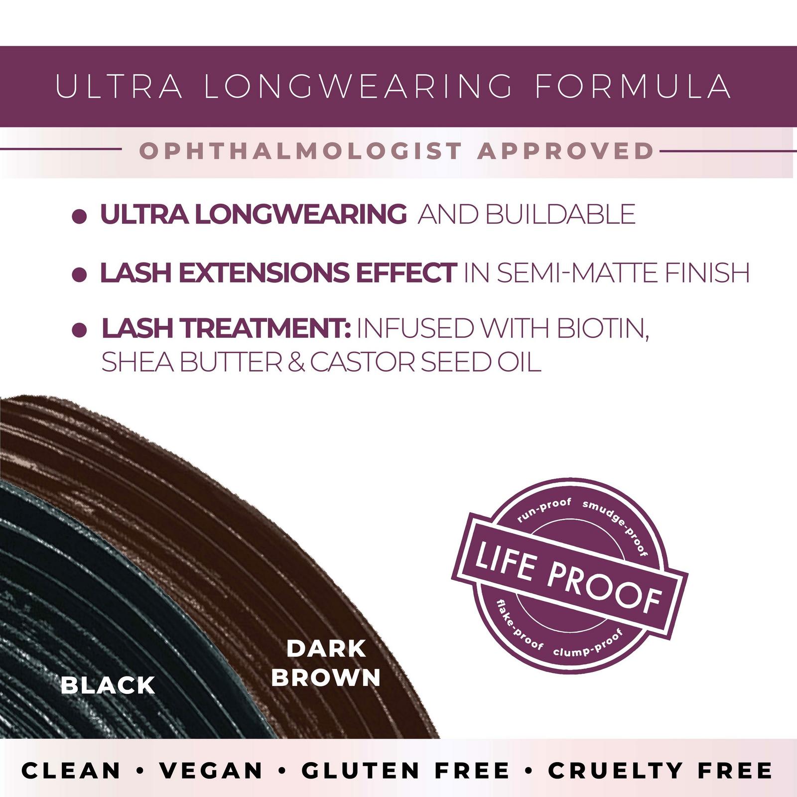 Lash Extension Tubing Mascara - Black