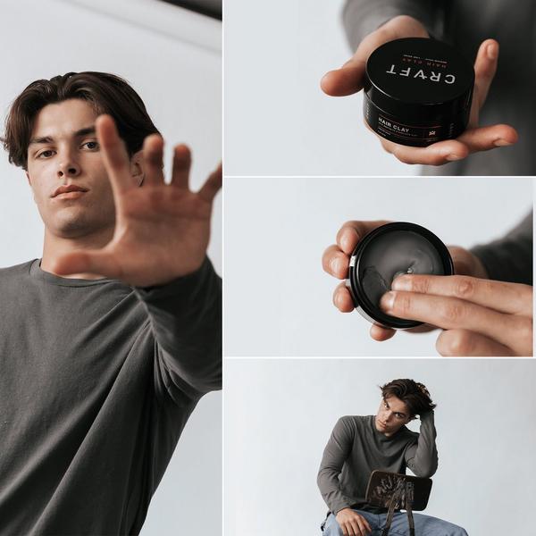 CRVFT  Hair Clay Medium Hold Low Shine #6