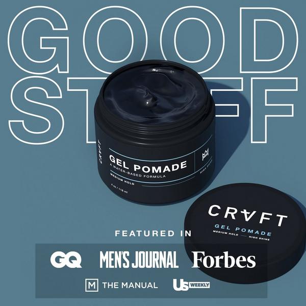 CRVFT  Gel Pomade High Hold, High Shine, Water-Based #2