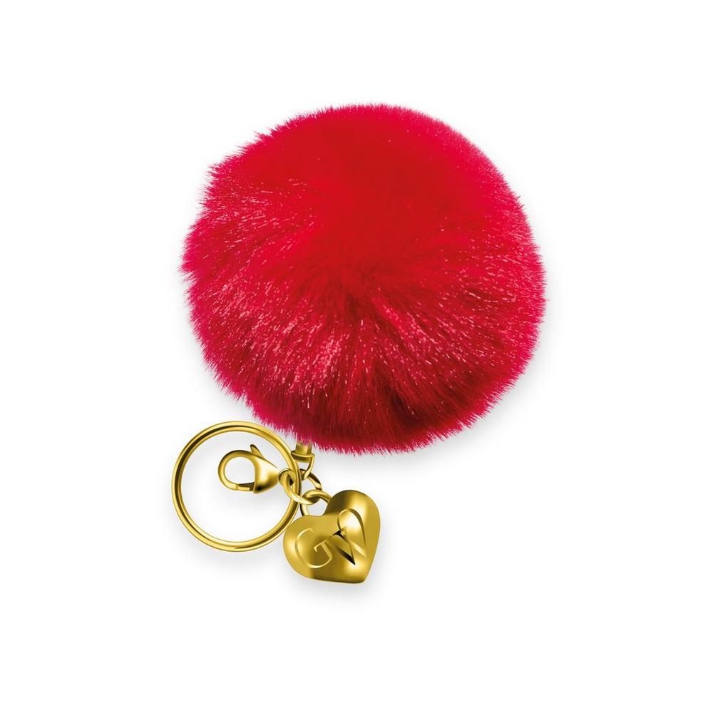 Glimmer Wish Heart Of Gold Charm & Poof - Cerise In Pink