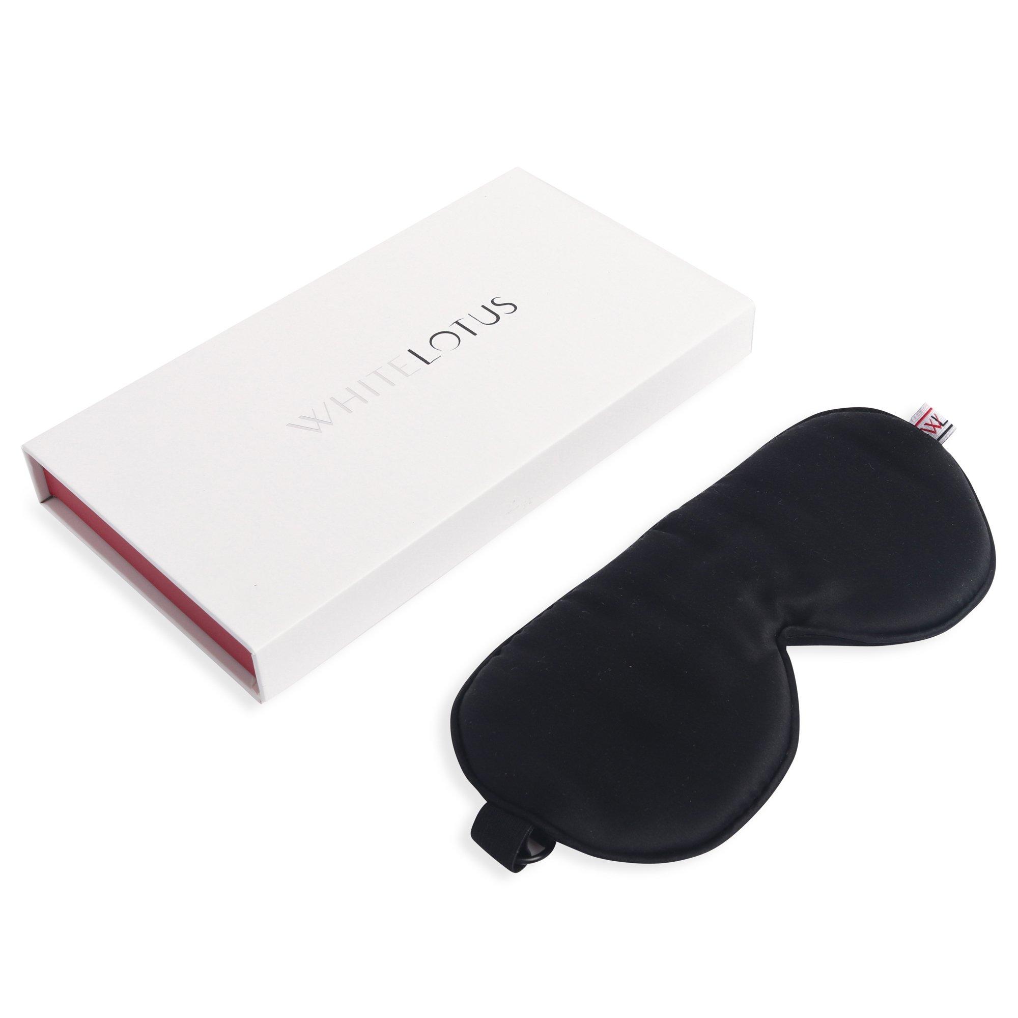 White Lotus Beauty 100% Mulberry Silk Eye Mask Cruelty-Free #1