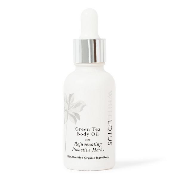 White Lotus Beauty Green Tea Body Oil With Rejuvenating Bioactive Herbs #2