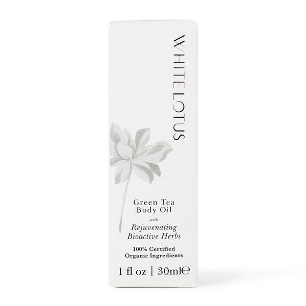White Lotus Beauty Green Tea Body Oil With Rejuvenating Bioactive Herbs #3