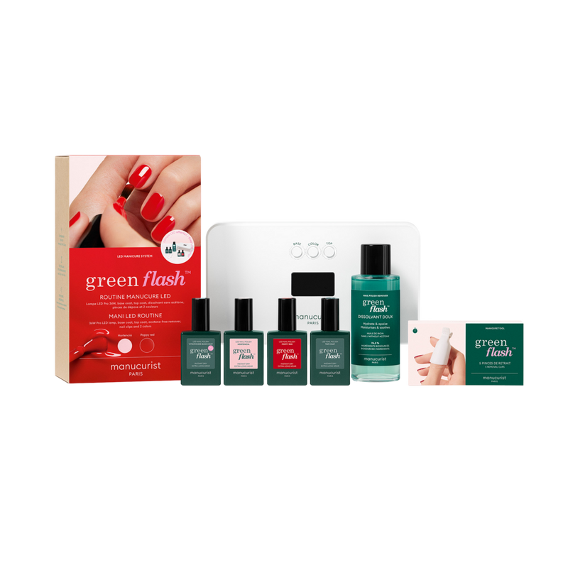Manucurist - Green Flash™ Routine Set, Gel Nail Polish Kit with