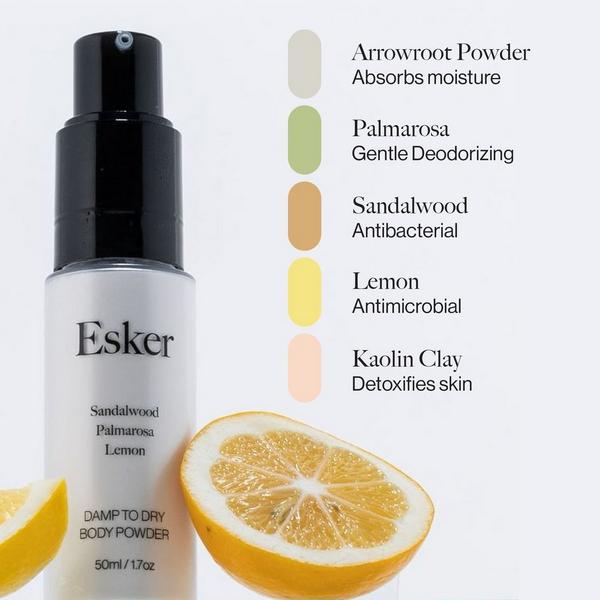 Esker Beauty Damp to Dry Body Powder #4
