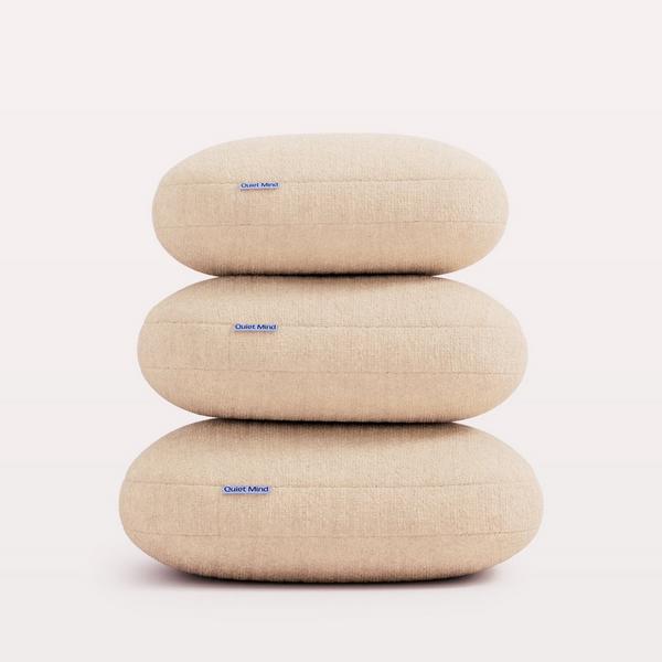 Quiet Mind The Original Weighted Pillow - Cashew #7