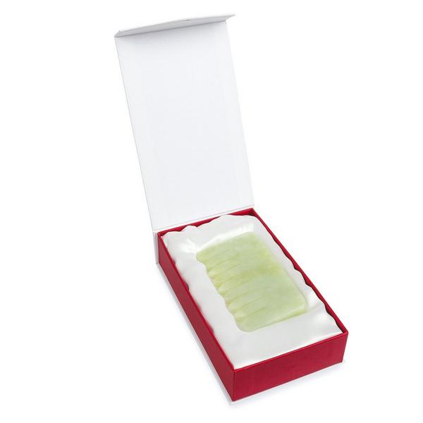 White Lotus Beauty Genuine Crystal Comb Chemical Free Jade #3