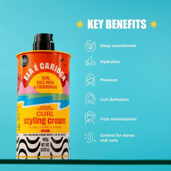 Lola From Rio Ela É Carioca Styling Cream for 3ABC Curls #2