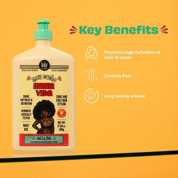 Lola From Rio Meu Cacho Minha Vida Jelly Gel for Curl Definition #2