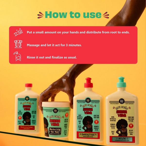 Lola From Rio Meu Cacho Minha Vida Moisturizing Hair Mask #4