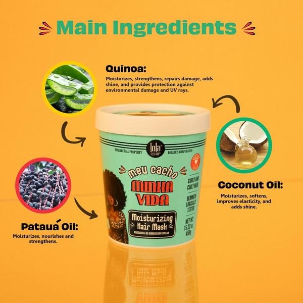 Lola From Rio Meu Cacho Minha Vida Moisturizing Hair Mask #5