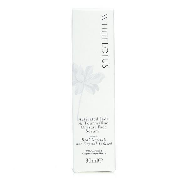 White Lotus Beauty Activated Jade & Tourmaline Crystal Face Serum #7