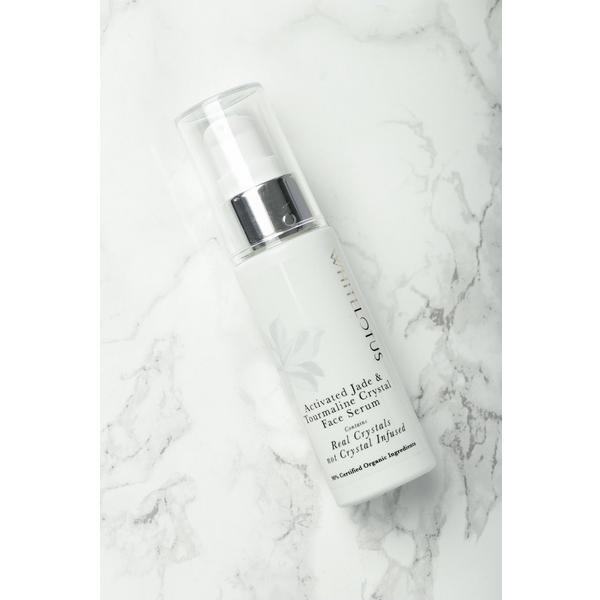 White Lotus Beauty Activated Jade & Tourmaline Crystal Face Serum #8