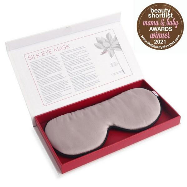 White Lotus Beauty 100% Mulberry Silk Pillowcase & Eye Mask Set Cruelty Free #6
