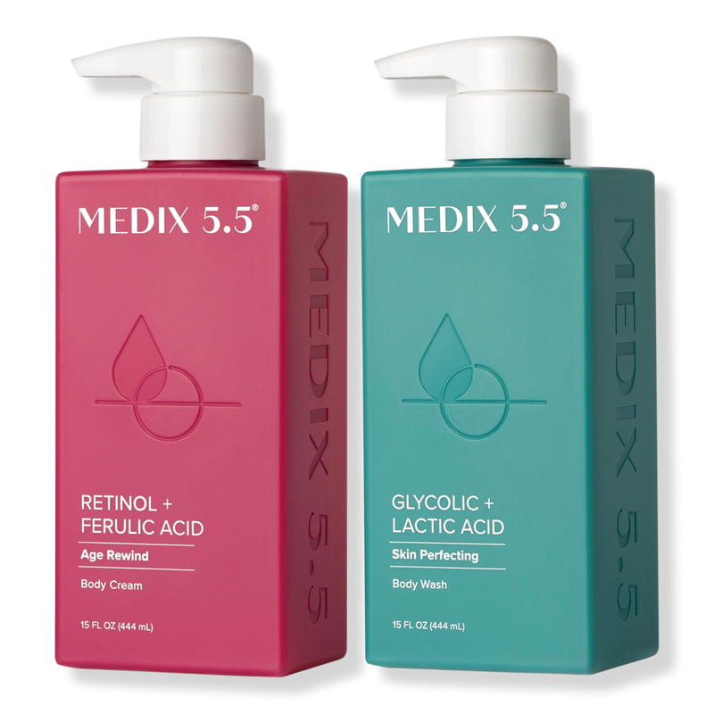 Medix 5.5 - Retinol + Ferulic Acid Body Cream & Glycolic Acid +