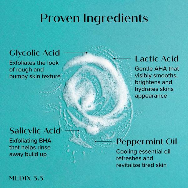 Medix 5.5 Retinol + Ferulic Acid Body Cream & Glycolic Acid + Lactic Acid Exfoliating Body Wash #6
