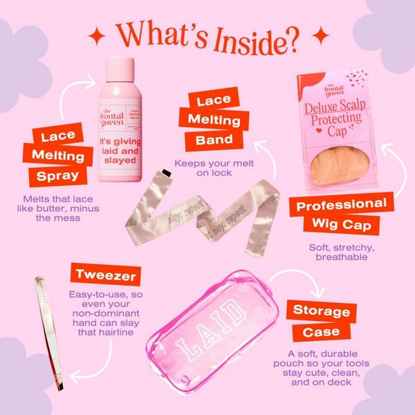 The Frontal Queen My Wig is Laid - Beginners Install Kit #4