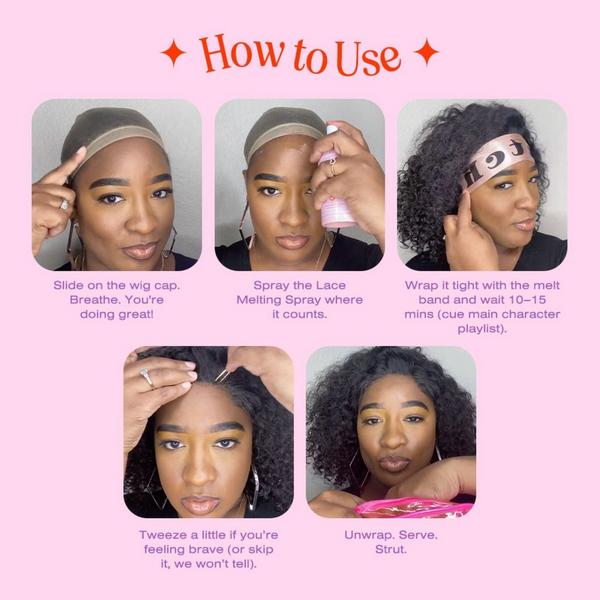 The Frontal Queen My Wig is Laid - Beginners Install Kit #6