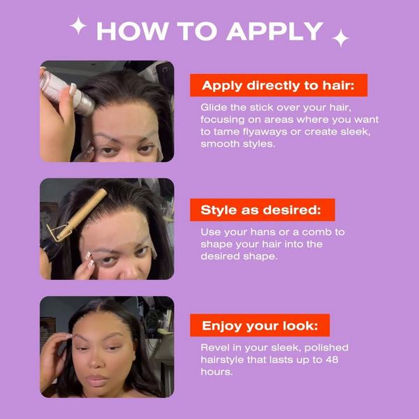 The Frontal Queen Hair on Sleek Wax Stick #6