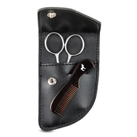 Beard Care Comb & Scissors Kit
