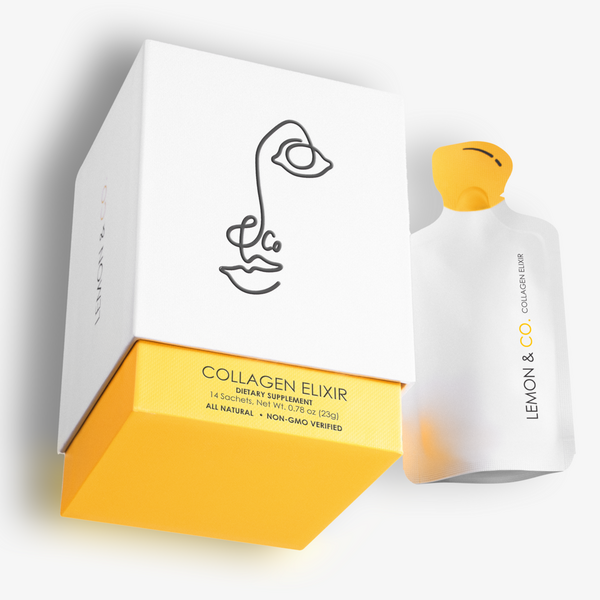 Lemon and Co. Liquid Collagen Drink Mix | Daily Elixir with Marine Collagen & Vitamin C – Lemon Infused #1
