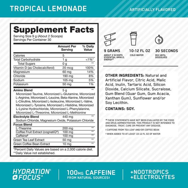 Optimum Nutrition Amino Energy + Focus Powder #3