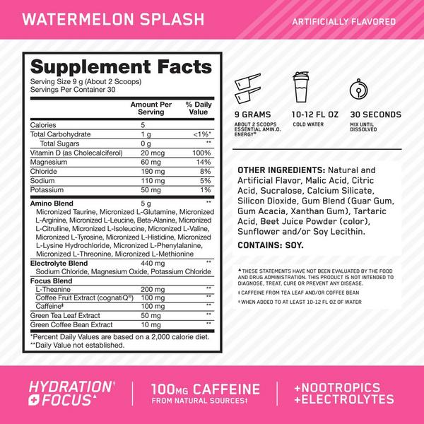 Optimum Nutrition Amino Energy + Focus Powder #3