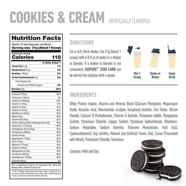 Isopure Protein Low Carb Protein Powder #2