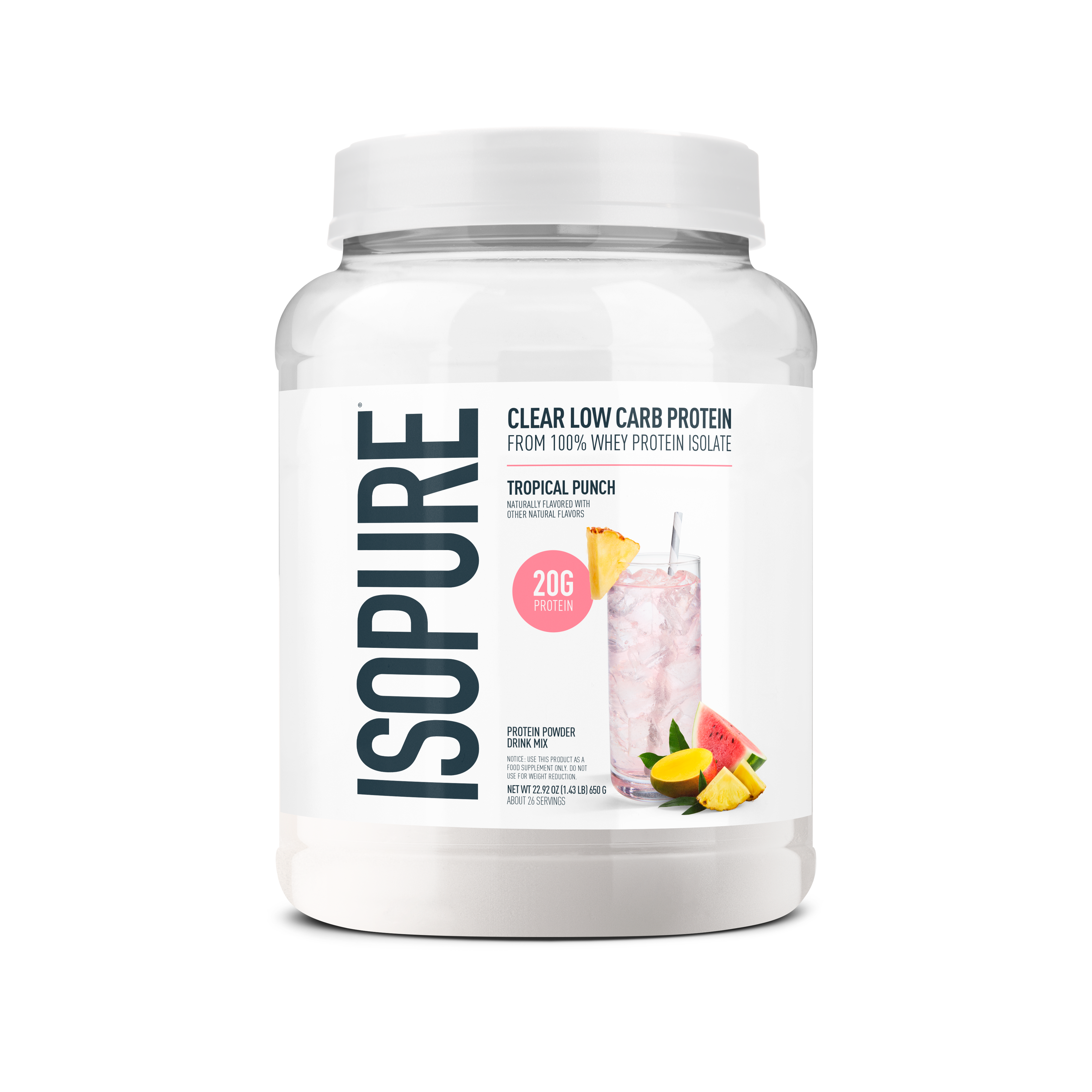 Isopure Protein Clear Low Carb Protein Powder #1