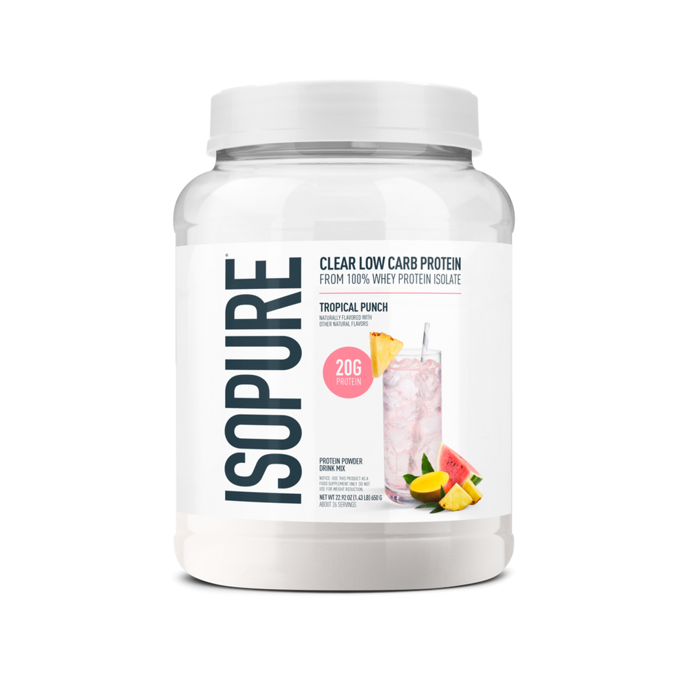 Isopure Protein Clear Low Carb Protein Powder - Tropical Punch