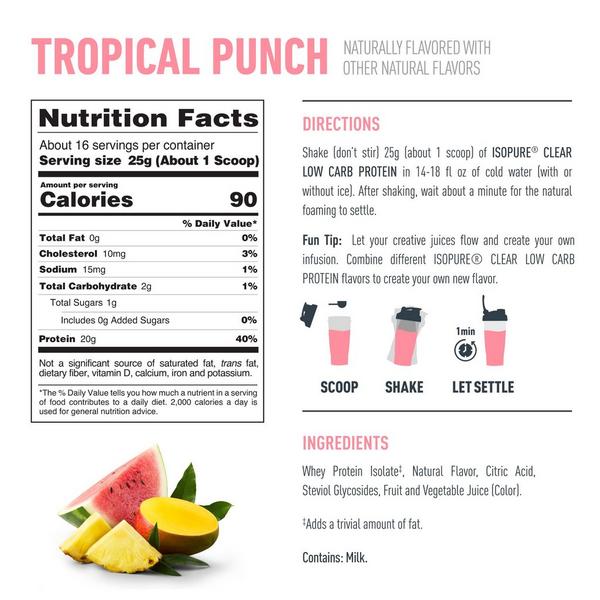 Isopure Protein Clear Low Carb Protein Powder #3