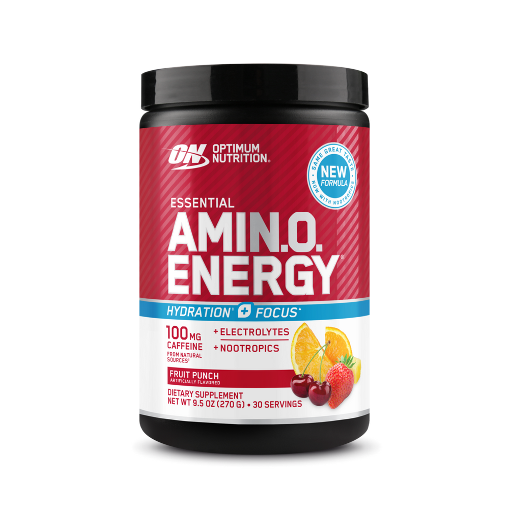 Optimum Nutrition Amino Energy + Focus Powder - Fruit Punch