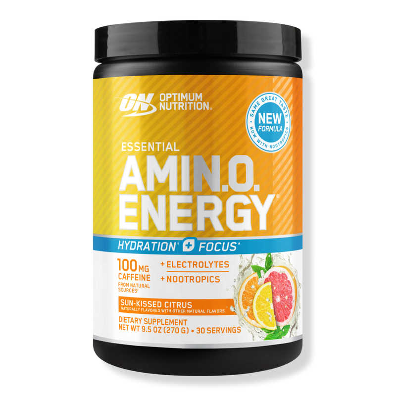 Optimum Nutrition - Sunkissed Citrus Amino Energy + Focus Powder