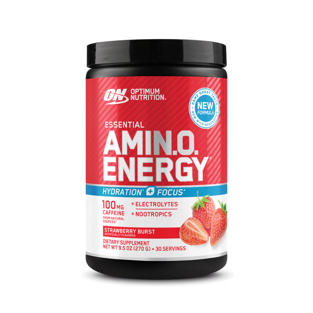 Optimum Nutrition Amino Energy + Focus Powder - Strawberry