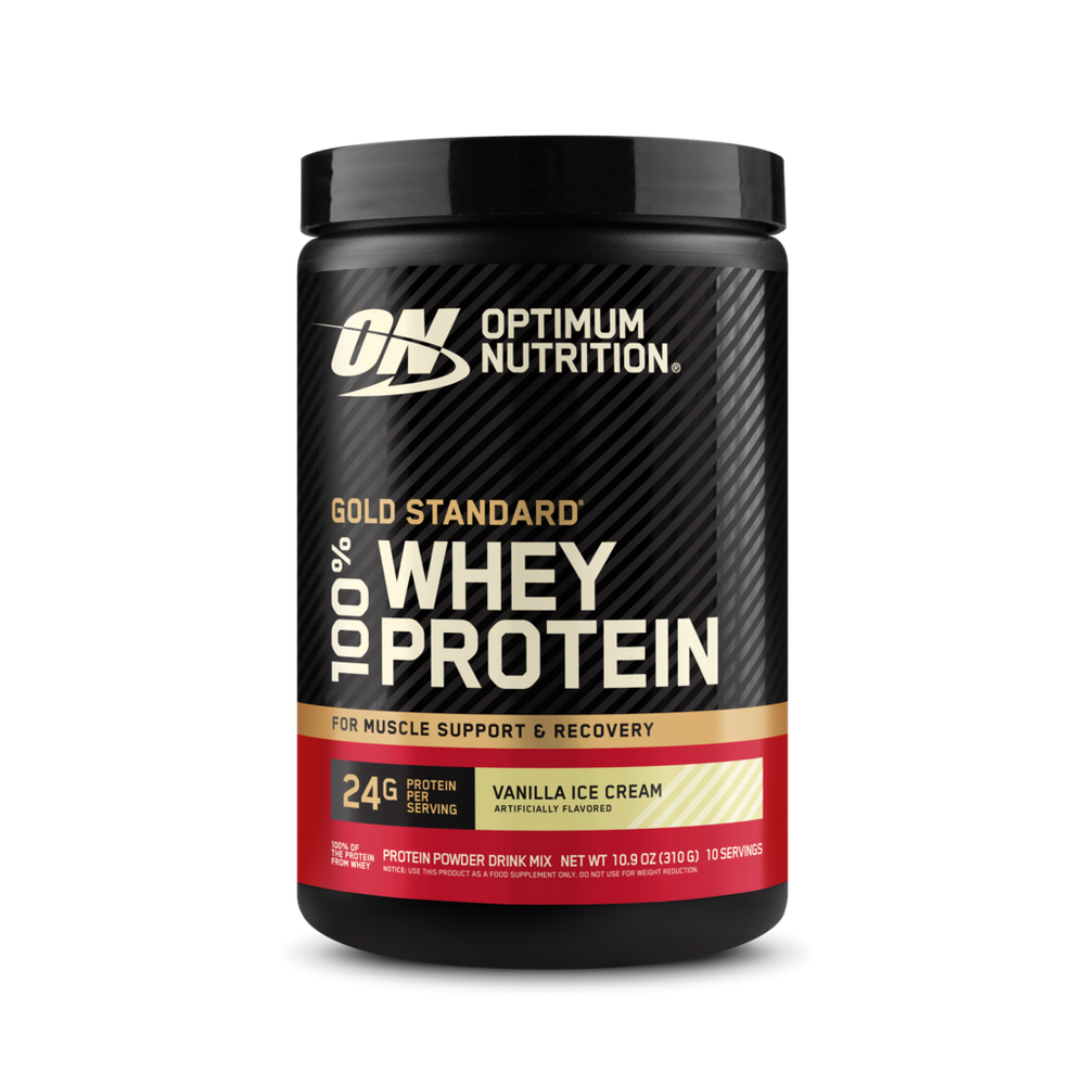 Optimum Nutrition Gold Standard 100% Whey Protein Powder - 10 Servings