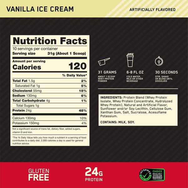 Optimum Nutrition Gold Standard 100% Whey Protein Powder #2