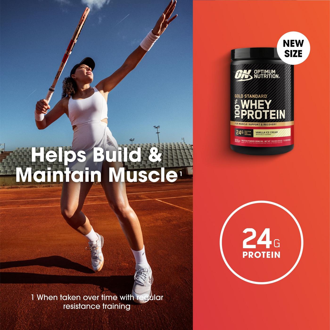 Gold Standard 100% Whey Protein Powder - 10 Servings
