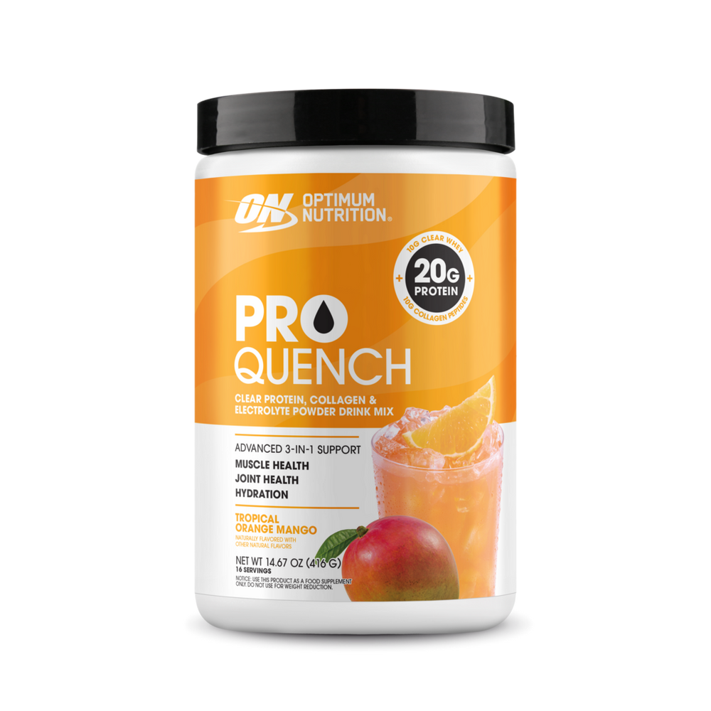 Optimum Nutrition ProQuench Whey + Collagen Protein Powder - Tropical Orange Mango