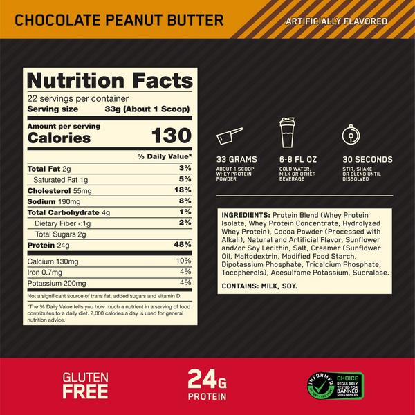 Optimum Nutrition Gold Standard 100% Whey Protein Powder #3