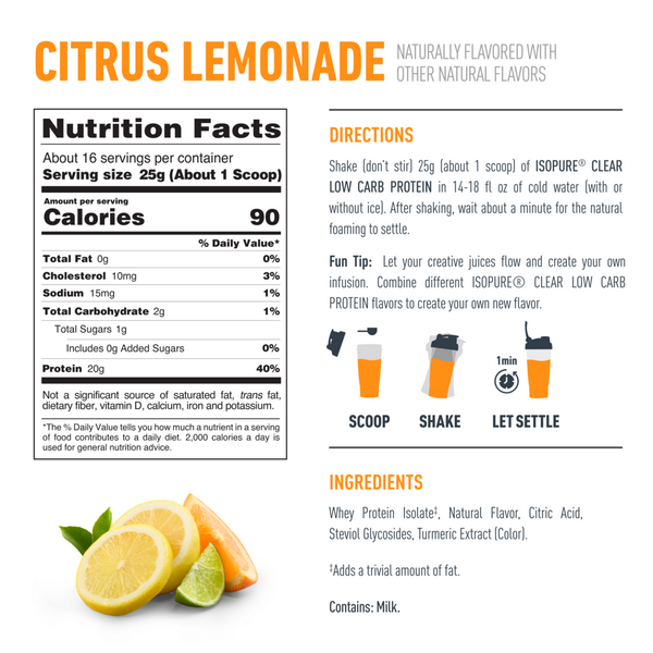 Isopure Protein Clear Low Carb Protein Powder #2